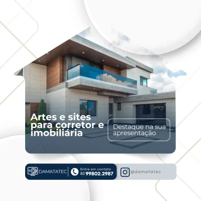 DamataTec Artes, Sites e Landing Page para Imobiliária