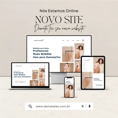 DamataTec Desenvolvimento de Sites e Landing Page para Moda